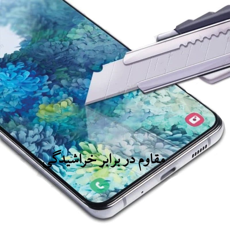 برچسب محافظ صفحه گلس فول EPIMAX سامسونگ مدل Galaxy A10 — تصویر ۲
