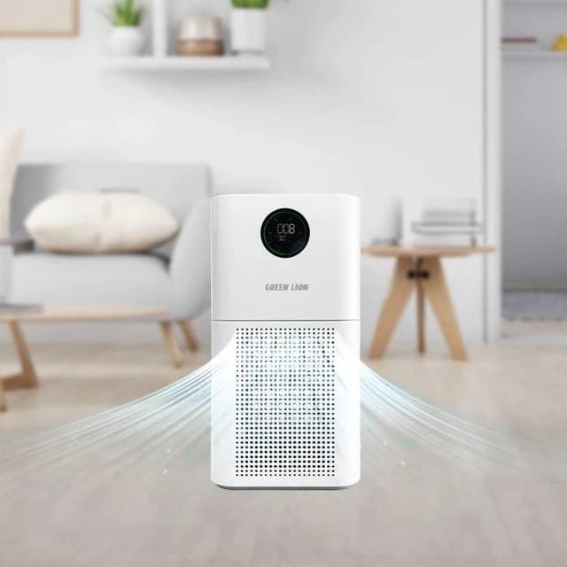 دستگاه تصفیه کننده هوا هوشمند گرین لاین مدل Green Lion Intelligent Air Purifier GNINTAIRPWH — تصویر ۲