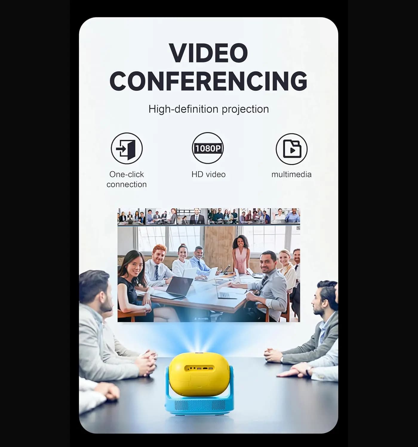 ویدئو پروژکتور یومیو مدل Umiio U30 video projector — تصویر ۵