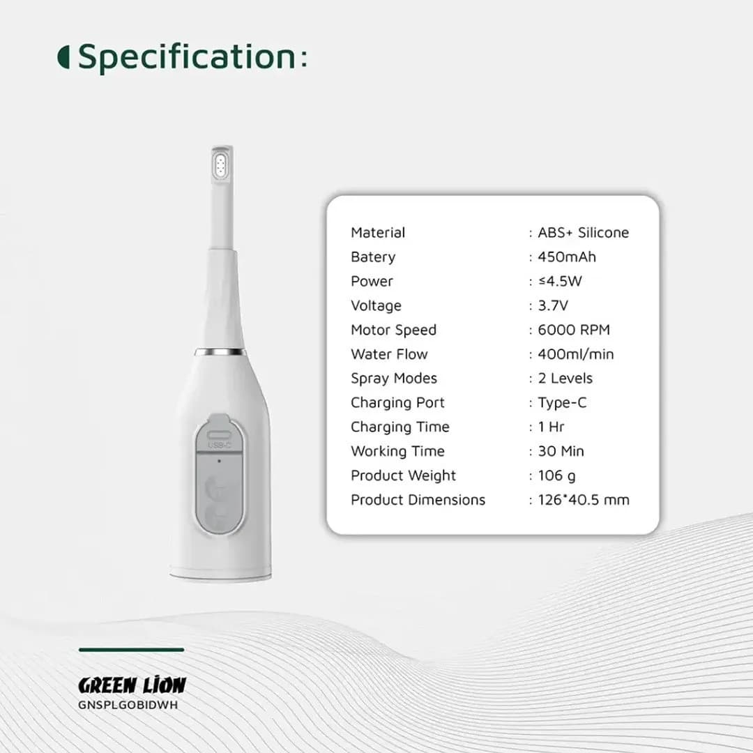 خودشور جیبی (بیده) گرین لاین مدل Green Lion Splash Go Portable Bidet — تصویر ۳