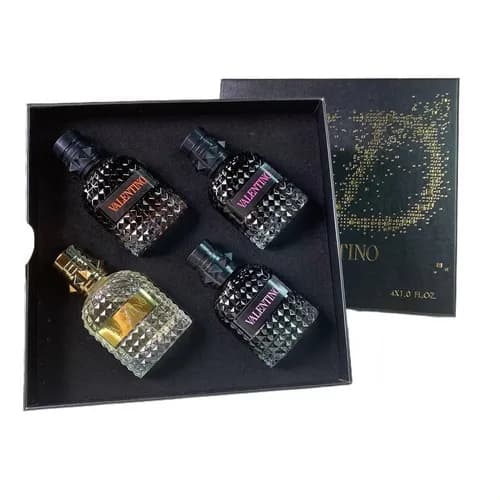 پک مینی عطر ادکلن مردانه والنتینو Valentino Uomo Born In Roma اورجینال حجم 30 میل | مجموعه 4 عددی