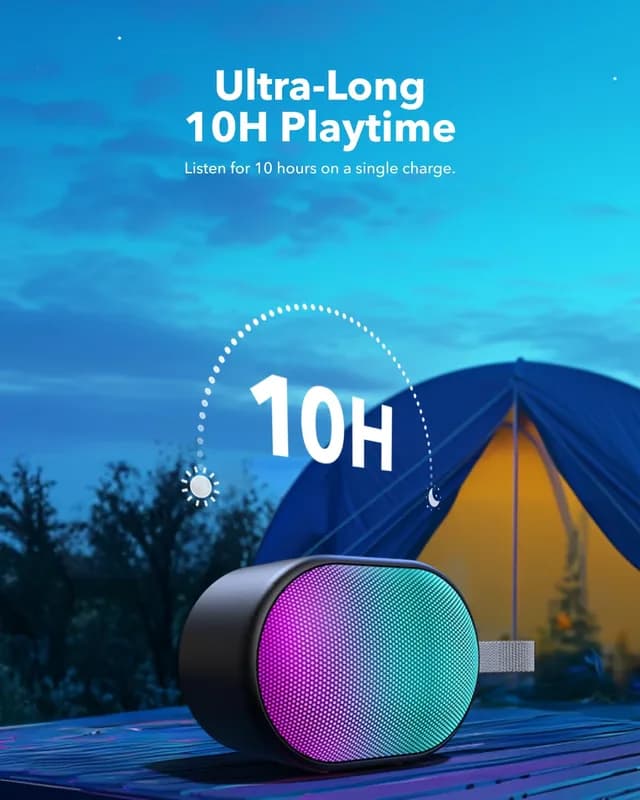 اسپیکر بلوتوث انکر Anker Soundcore Pyro Mini توان 6 وات رم خور — تصویر ۴