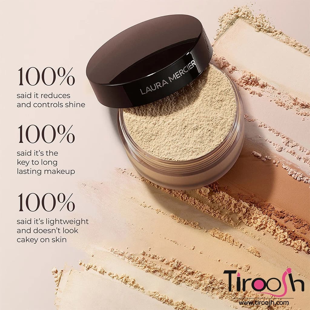 پودر فیکس Translucent honey لورا مرسیر 29 گرم — تصویر ۲