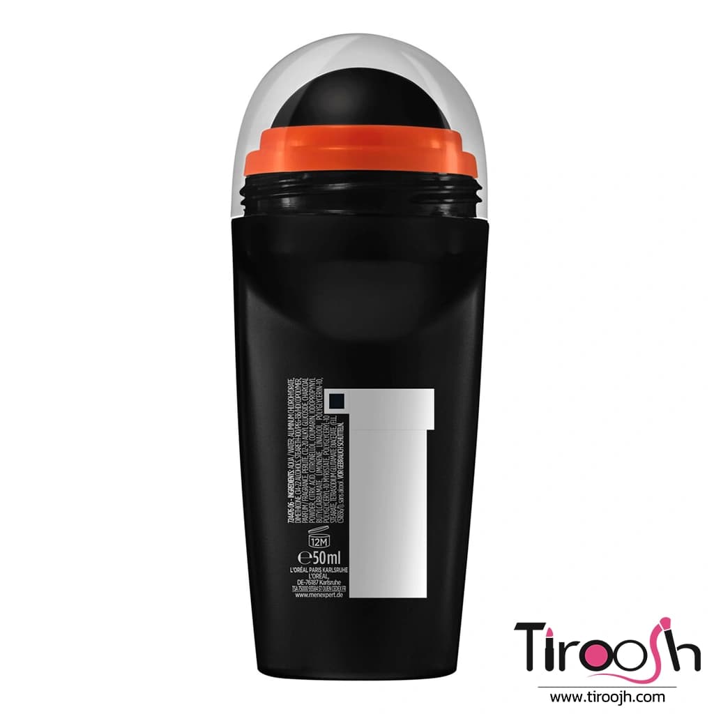 رول ضد تعریق لورال مردانه مشکی کربن مدل Carbon Defence — تصویر ۵
