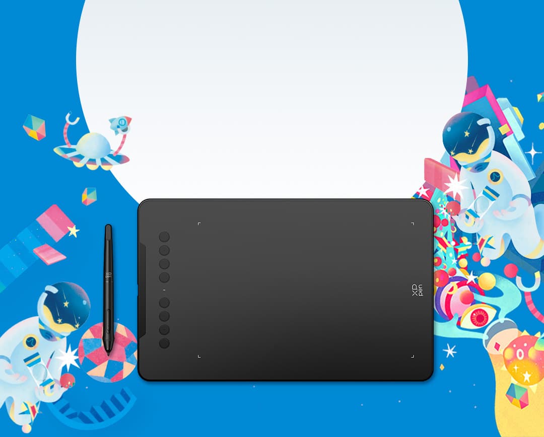 قلم نوری ایکس پی پن XP-PEN Deco 01 v2/v3 (۱۲ ماه گارانتی شرکتی) — تصویر ۳