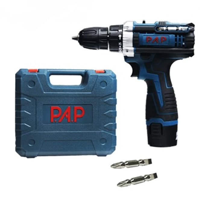 دریل شارژی 12 ولت تک باتری پی ای پی مدل PAP CD-1201