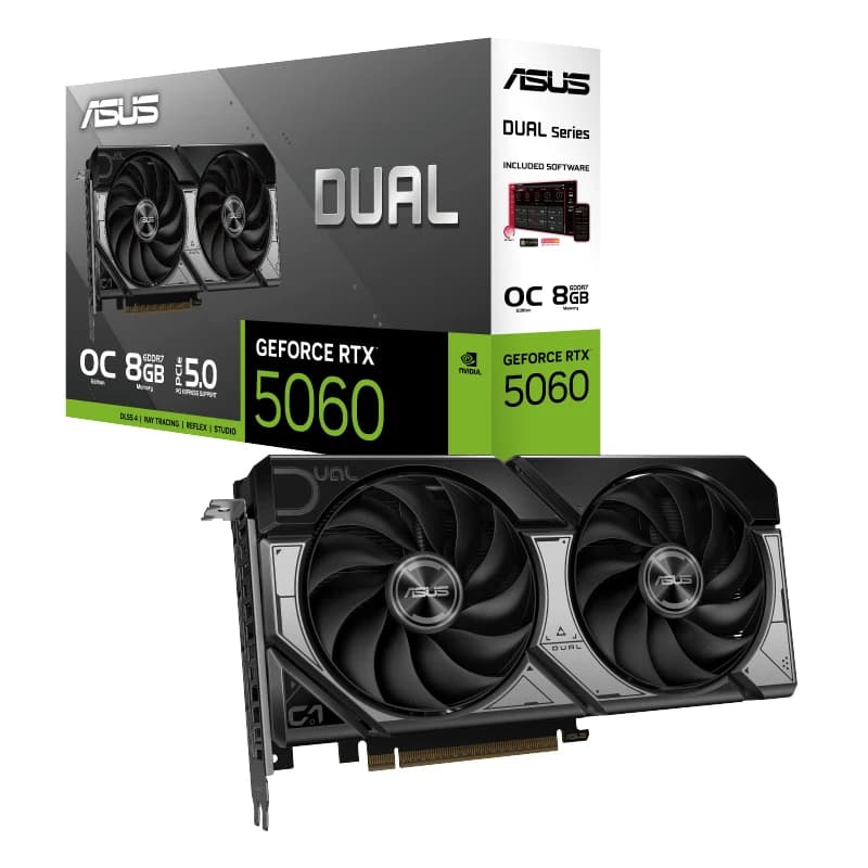 کارت گرافیک ایسوس مدل ASUS Dual GeForce RTX 5060 8GB OC Edition Graphic Card — تصویر ۳