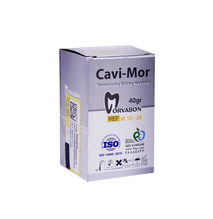 خمیر پانسمان موقت 40گرمی مروابن MORVABON CaviMor — تصویر ۳