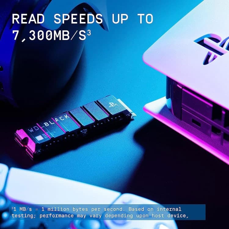 حافظه اس اس دی WD_BLACK SN850P دارای هیت سینک – ظرفیت 2TB — تصویر ۳