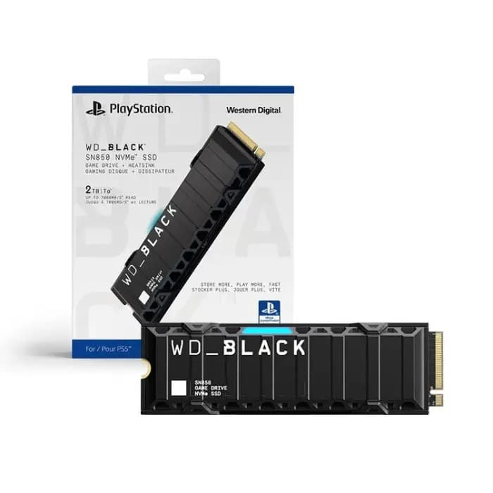 حافظه اس اس دی WD_BLACK SN850P دارای هیت سینک – ظرفیت 2TB — تصویر ۹