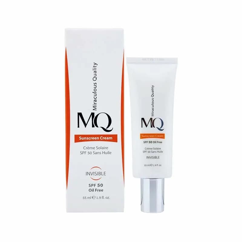 کرم ضد آفتاب بیرنگ ام کیو (MQ) مناسب پوست چرب | SPF50 55ml