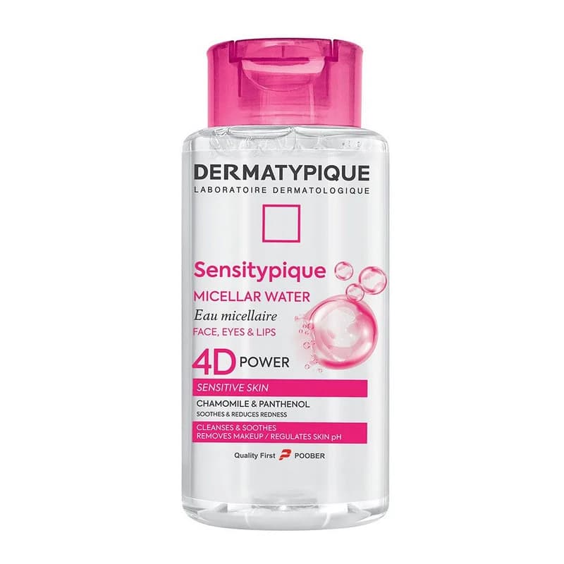 میسلار واتر درماتیپیک مدل Sensitypique مناسب برای پوست حساس حجم 250 میلیلیتر — تصویر ۴