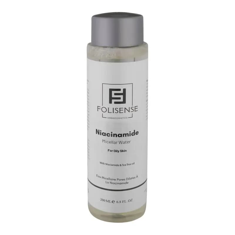 میسلار واتر فولیسنس مدل niacinamide مناسب برای پوست چرب حجم 200 میلیلیتر