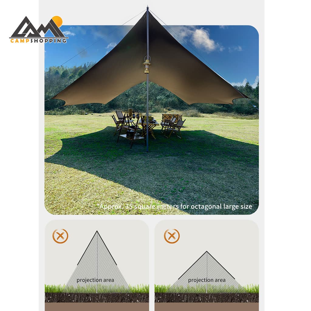 سایبان تارپ نیچرهایک مدل C2350WS010 – سایز L — تصویر ۳