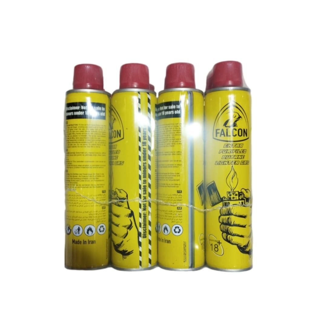 گاز فندک FALCON بسته 12 عددی