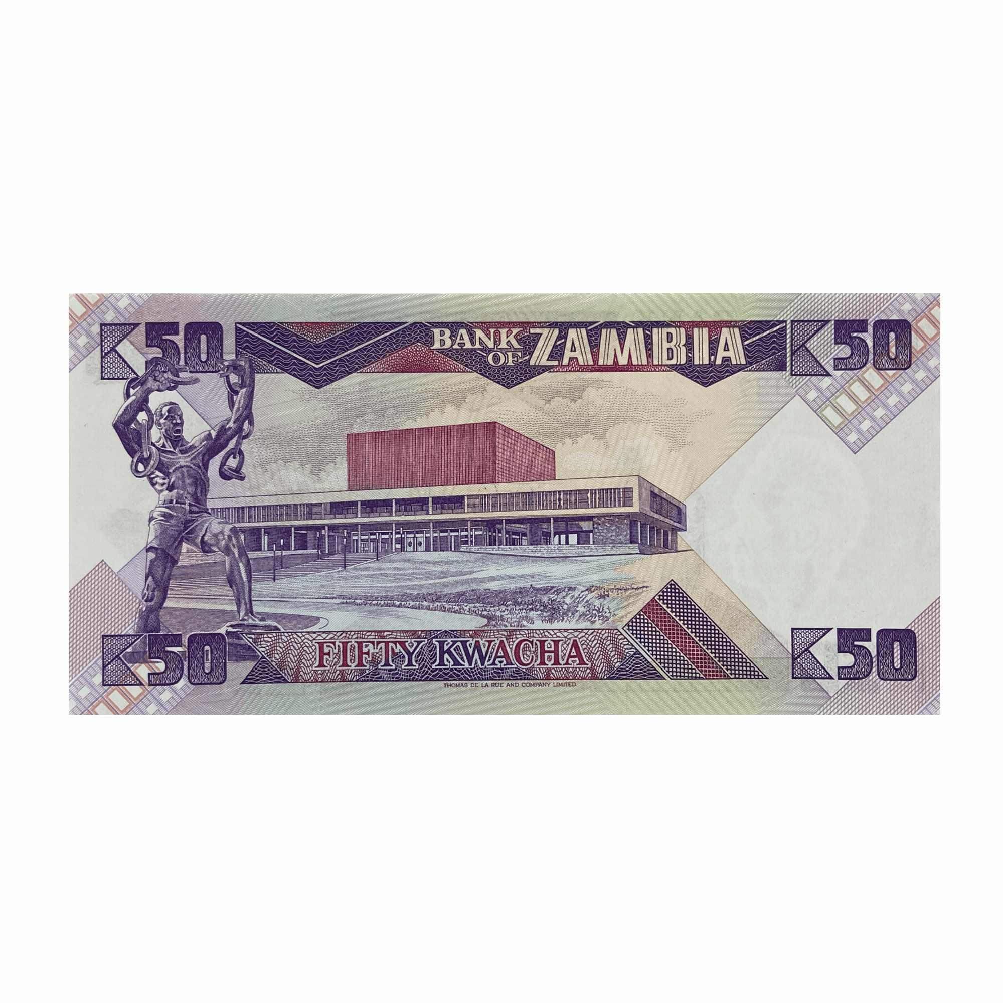 اسکناس 50 کوآچا زامبیا — تصویر ۲