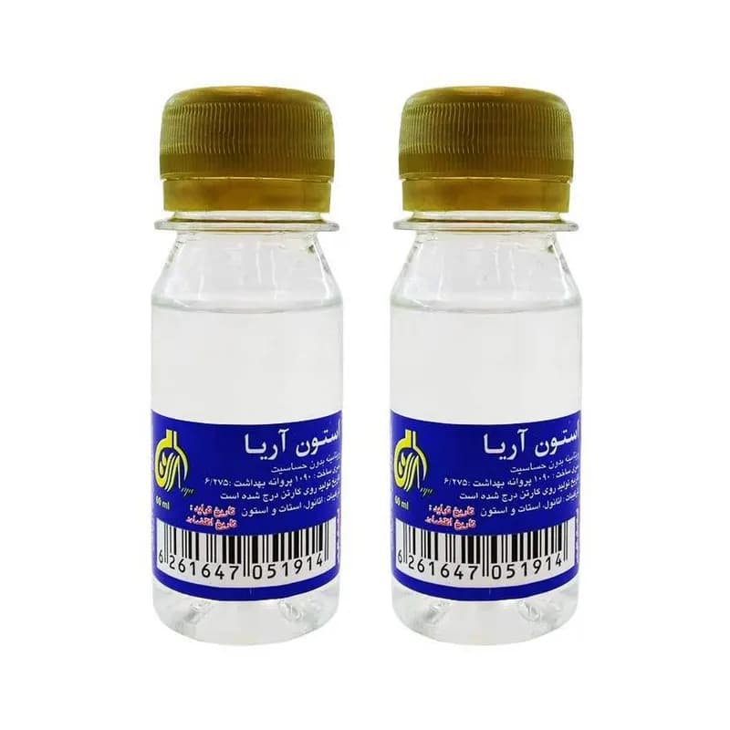 استون لاک پاک کن آریا حجم 60 میلی لیتر بسته 4 عددی — تصویر ۲