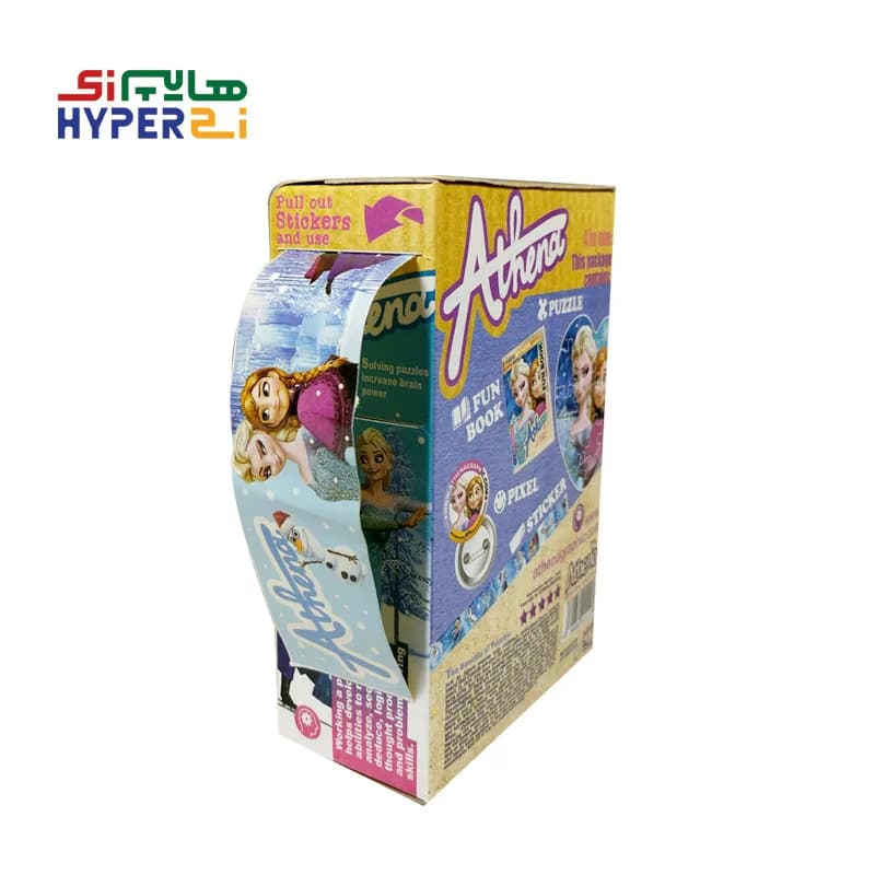 پازل دایره ای 20 تکه آتنا طرح فروزن2 frozen (بهمراه استیکر و پیکسل) — تصویر ۳