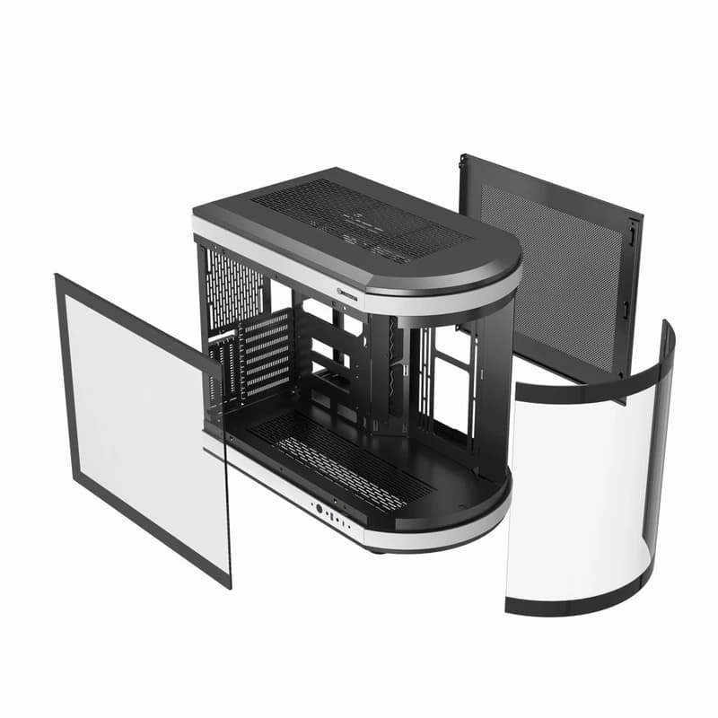 کیس گیمینگ لاجی کی مدل C570BW — تصویر ۴