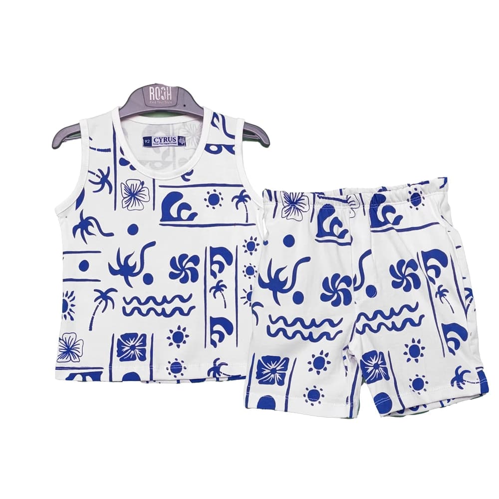 تاپ و شلوارک پسرانه (18 ماه تا 7 سال) کد 630415 — تصویر ۴