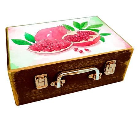 چمدان چوبی طرح شب یلدا ۴۳۵