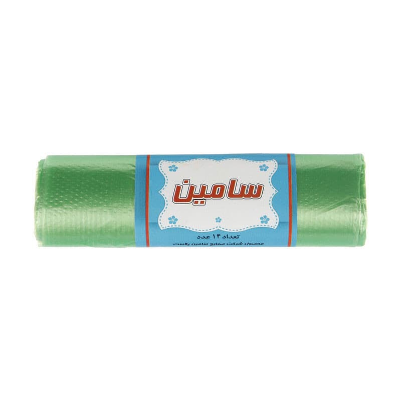 کیسه زباله رولی سامین ۳ رول سایز متوسط 55×75 – 42 برگ