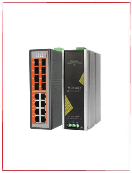 سوئیچ شبکه POE (8 پورت گیگ و 8 پورت گیگ) MSW-5808GCPI-240I