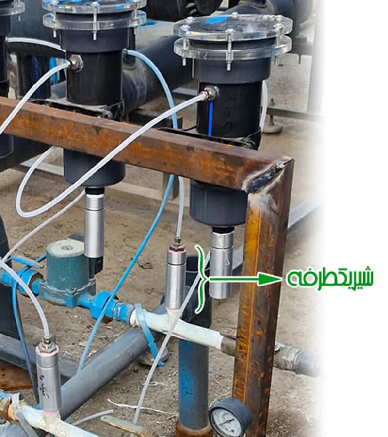 شیر یکطرفه تزریق ازن آردا سبز — تصویر ۴