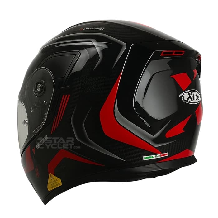 کلاه کاسکت فک ثابت ایکس لایت مدل X-903 ELEKTRA N-COM CARBON — تصویر ۴