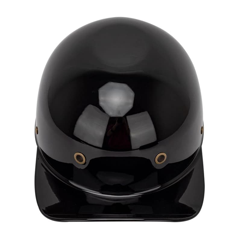 کلاه کاسکت نیمه سومان مدل 208 GLOSS BLACK — تصویر ۳