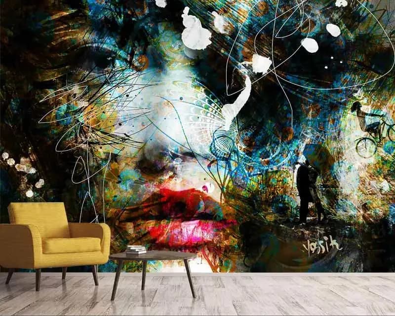 پوستر سه بعدی چهره