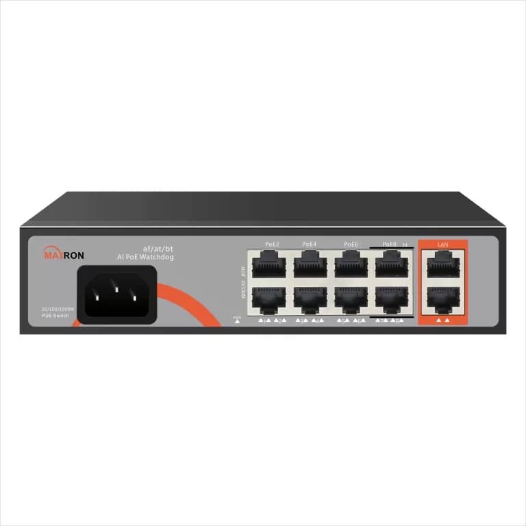 سوییچ PoE هوشمند مکسرون مدل MSW-3008GP-2GL-120I
