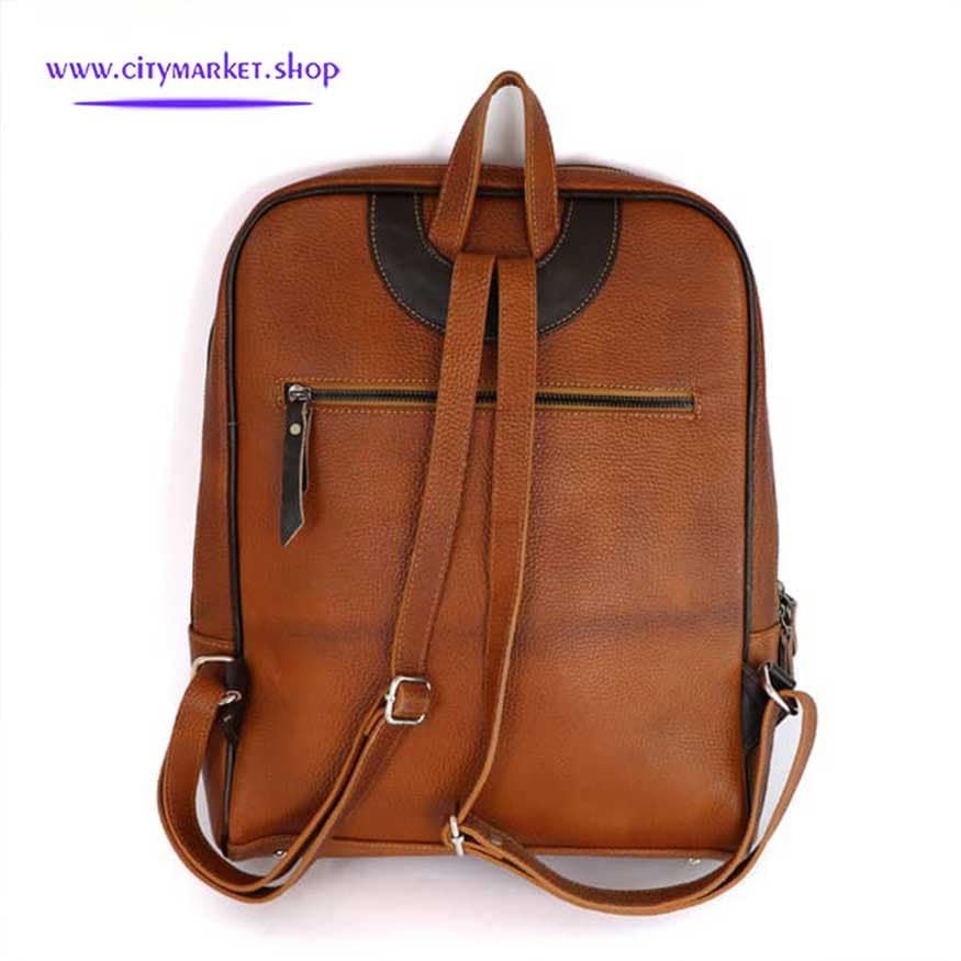 کوله پشتی چرم مدل یشتا A0033 — تصویر ۳