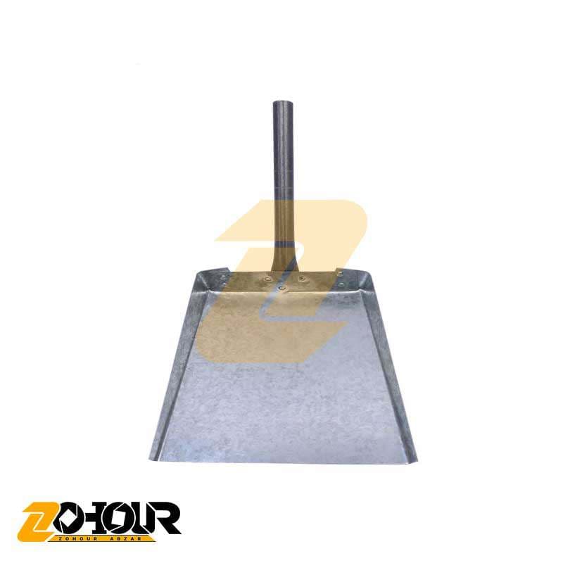 خاک انداز دسته دار فلزی خانگی سایز بزرگ