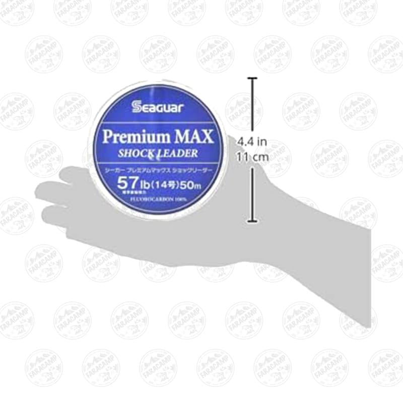 نخ ماهیگیری ریسه سیگوار فلوروکربن پریمیوم مکس ۳۰ متر سایز ۰.۳۱،SEAGUAR Rremium MAX 0.31,7.2KG — تصویر ۶