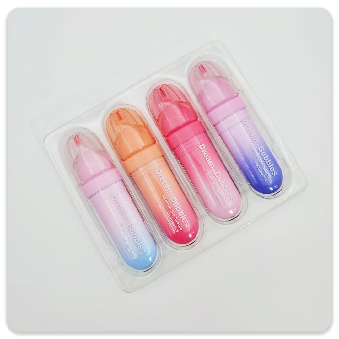 پک 4 عددی هایلایتر مدل Dream Bubbles PVC — تصویر ۶