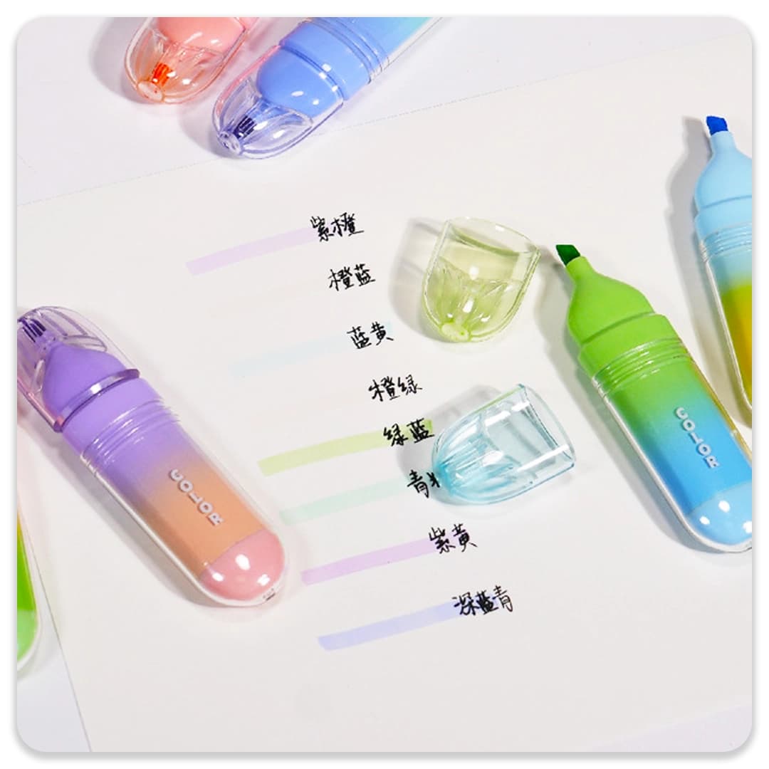 پک 4 عددی هایلایتر مدل Dream Bubbles PVC — تصویر ۴