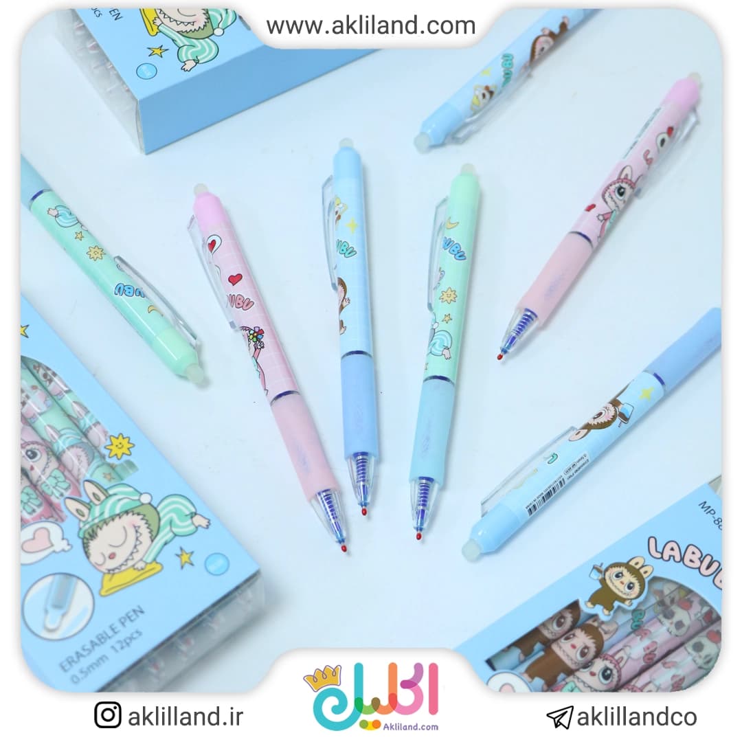 خودکار پاک کن دار LABUBU — تصویر ۲