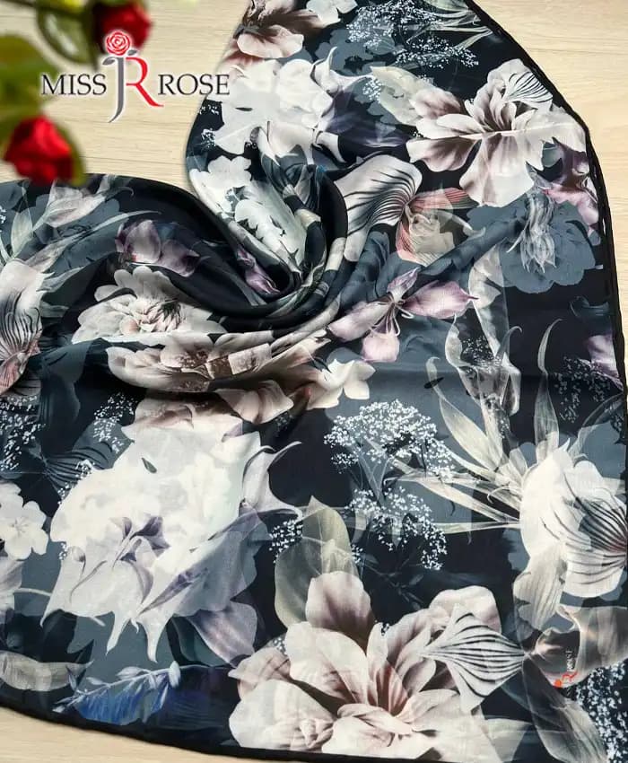 روسری قواره 120 کد 8609