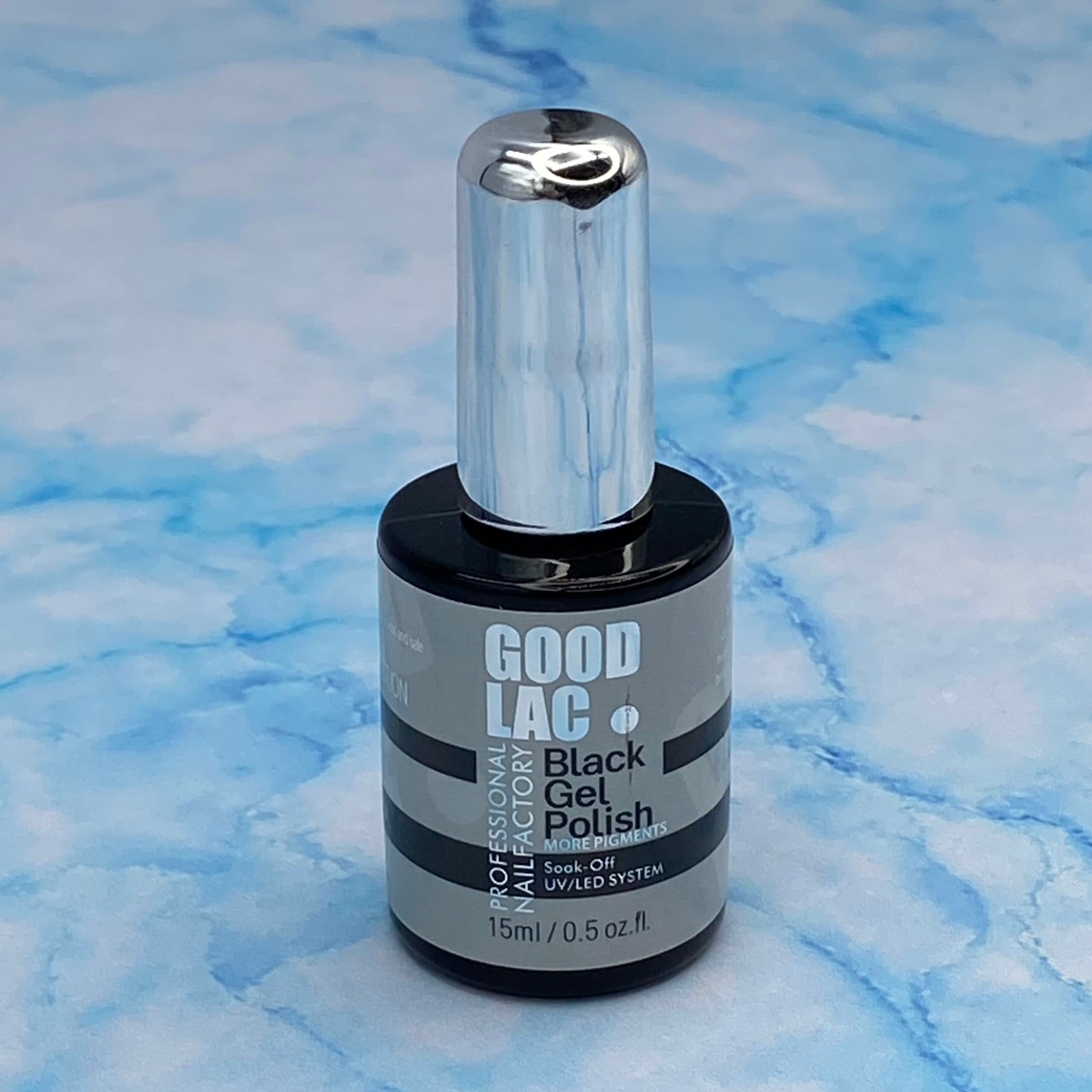 لاک ژل مشکی ناخن گودلاک GOOD LAC 15ML