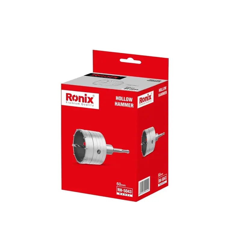 مته گردبر بتن چهار شیار سایز 60 میلی متر رونیکس مدل Ronix RH-5043 — تصویر ۵