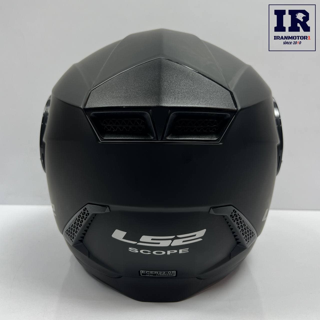 کلاه کاسکت فک متحرک LS2 scope مشکی مات اصلی — تصویر ۴
