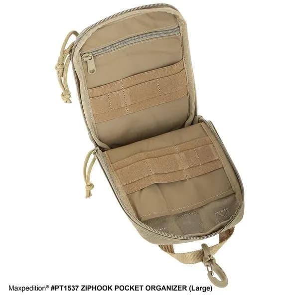 کیف تاکتیکال مکس پدیشن مدل ziphook pocket organizer large — تصویر ۳