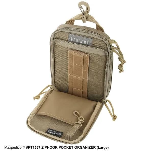 کیف تاکتیکال مکس پدیشن مدل ziphook pocket organizer large — تصویر ۲