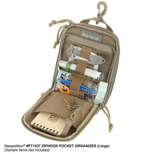 کیف تاکتیکال مکس پدیشن مدل ziphook pocket organizer large — تصویر ۶