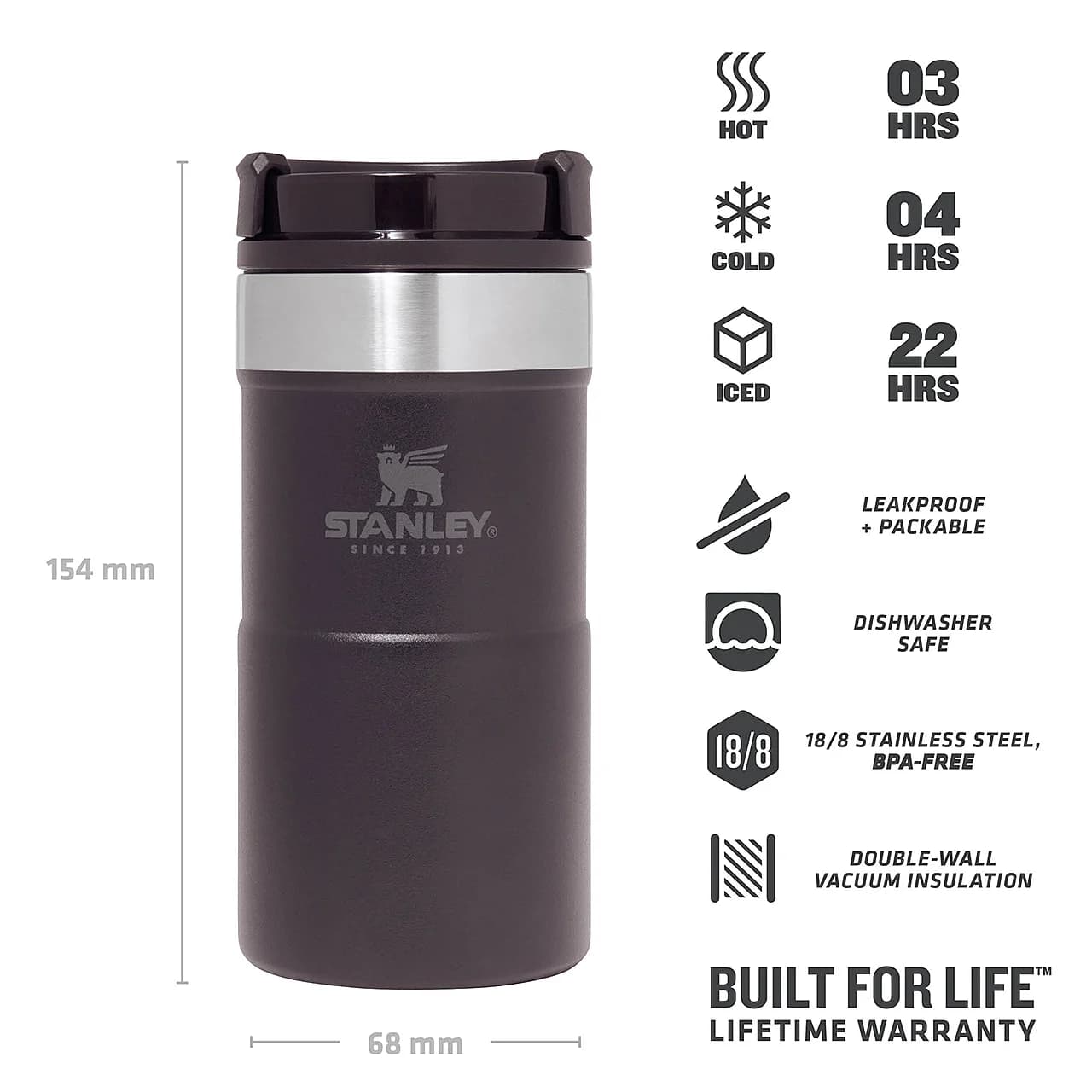 ماگ سفری Stanley مدل NeverLeak ظرفیت 0.25 لیتر — تصویر ۴