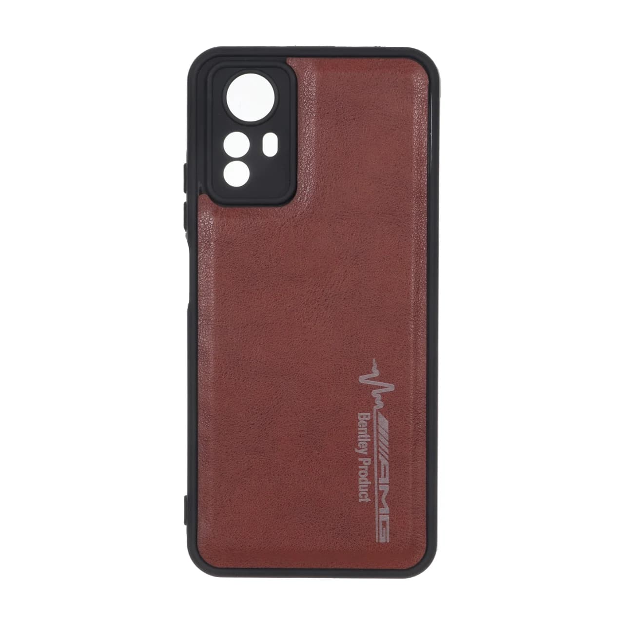 قاب طرح چرم AMG محافظ لنزدار Xiaomi Redmi Note 12S — تصویر ۲