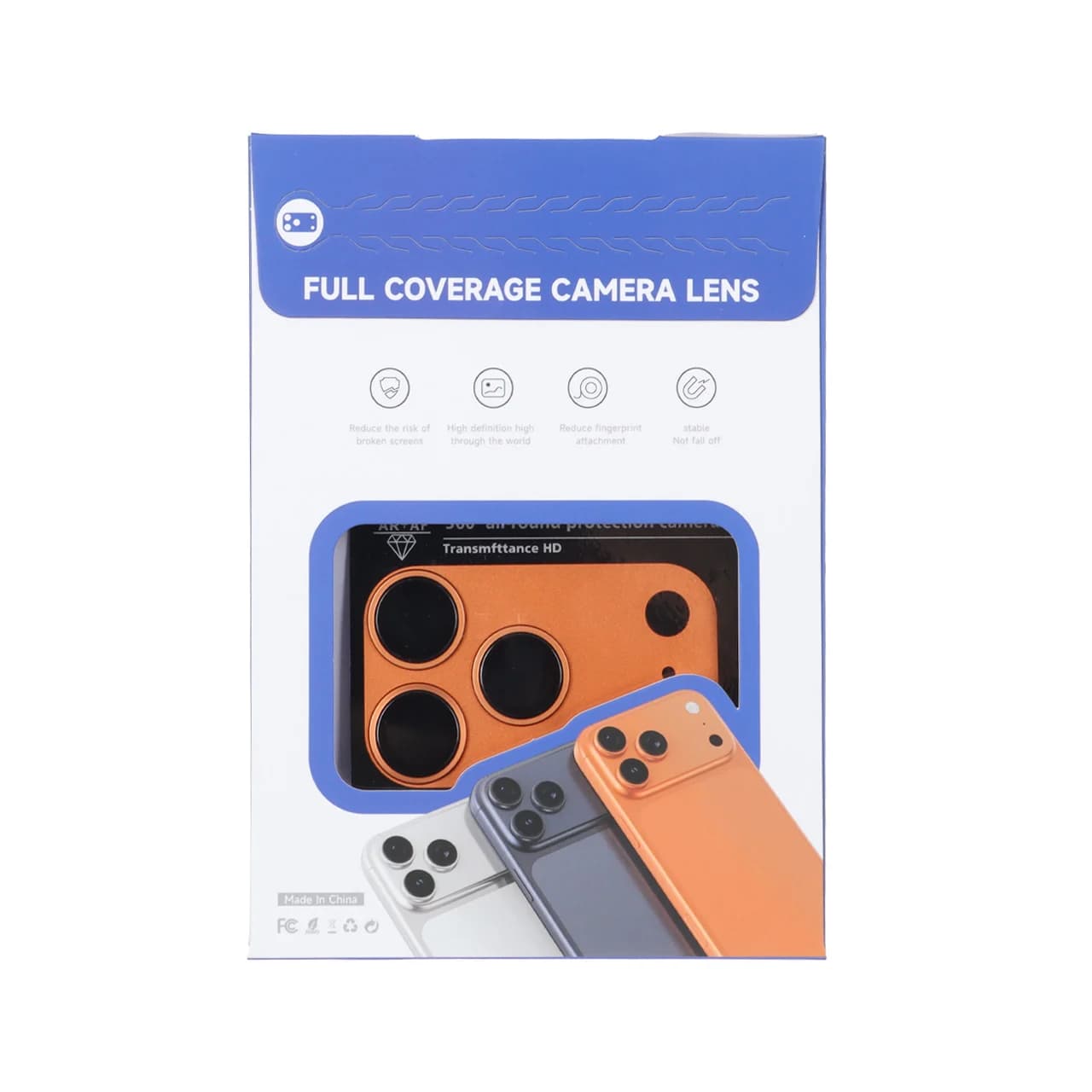 محافظ لنز اورجینال Full Cover فلزی AKAM با قابلیت تبدیل به رینگی Apple iPhone 17 Pro — تصویر ۲