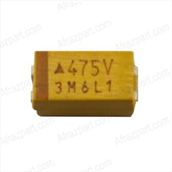 SMD خازن الکترولیتی تانتالیوم 4.7 میکرو فاراد 35 ولت پکیج C