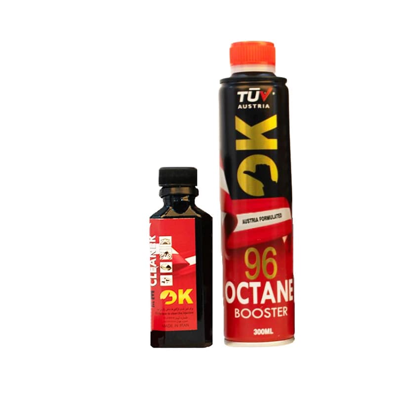 اکتان بوستر اوکی Austria Formulated حجم 300 میلی لیتر به همراه انژکتورشوی